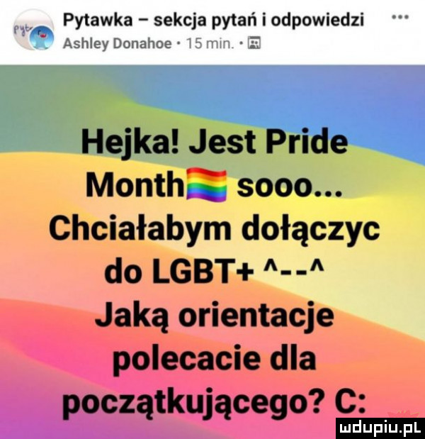 we pytanka sekcja pytań i odpowiedzi. ashley dunahoe    mm el. wdaniu nl