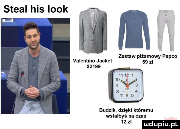 steel his look zestaw izumo pe co valentino jacket p    liwy f       budzik dziękl któremu wstałbyś na czas