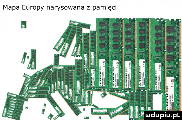 mapa europy narysowana z pamięci