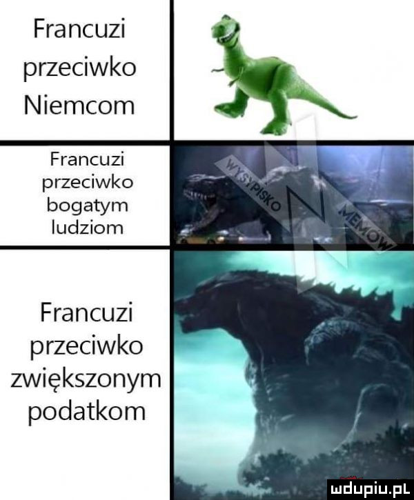 francuzi przeciwko niemcom fca ncuzi przeciwko bogatym ludziom francuzi przeciwko zwiększonym podatkom