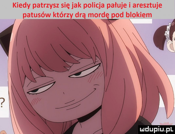 kiedy patrzysz się jak policja pakuje i aresztuje patusów którzy drą mordę pod b lokiem