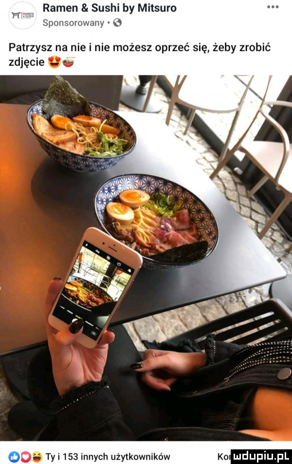 ramen sushi by mitsuro sponaorm may patrzysz na nie i nie możesz oprzeć się żeby zrobić zdjęcie. ych użytków ko ludupi