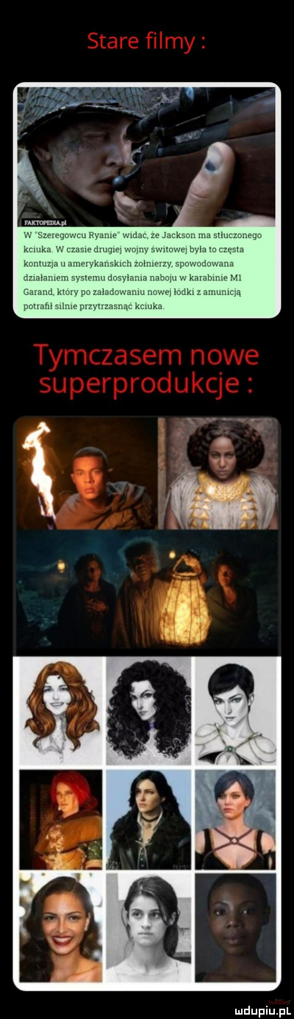 w szeregowcu ryame wxdac ze jackson ma skluczonego kumka w czaple drums wolnyswnmve bylalo częsta kontuua u amerykanskich zolmerzy spowodowana dzxalamem systemu dosylama naboju w karabxme ml garand ktory po zaladowanm nowej lodki z amumch polrańł silnie przylrzasnac kciuka
