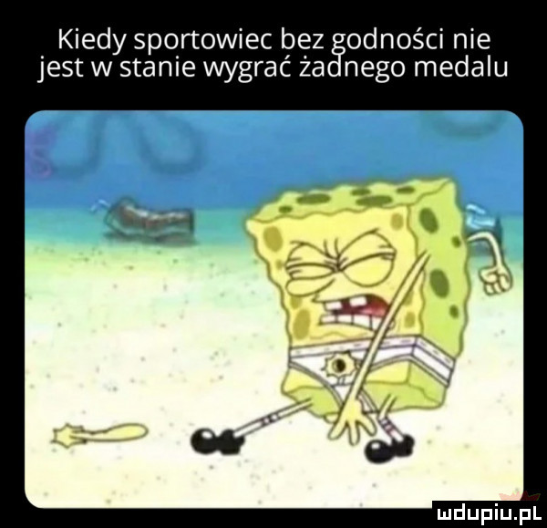 kiedy sportowiec baz odnośni nie jest w stanie wygrac za nago medalu