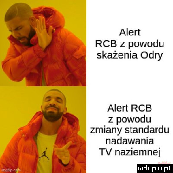 alert rab z powodu skażenia odry alert rab z powodu zmiany standardu nadawania tv naziemnej ludu iu. l