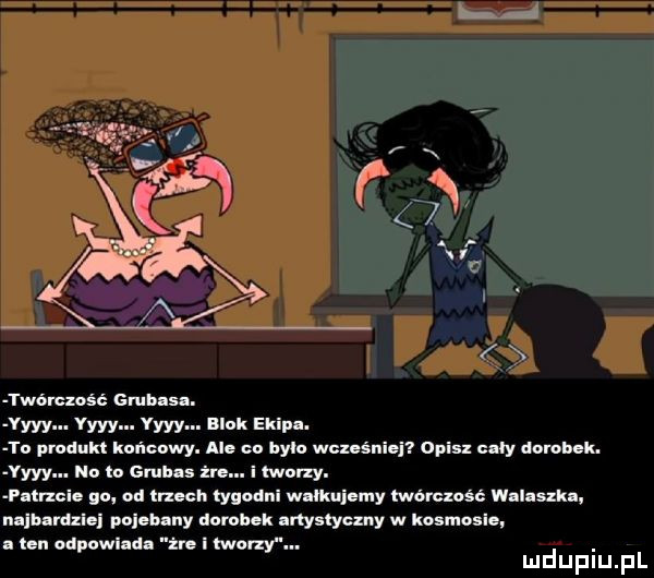 twórcznś gmbnsu. vyyy yyyy. yyyy. blok ekipa. jo prąd m końcowy. ale no bylo wcześniej opisz cały dembek. p mc go. od maci tygodni wnim jemy twórczość wini snu najbardziej pojeb ny dembek lrtystycxny w kosmosie. abakankami ten odpow d żre i tworzy