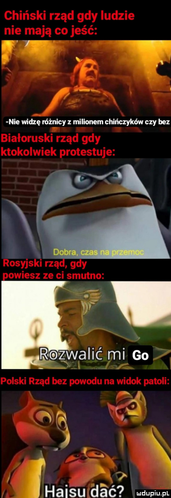 f fa nie widzę różnicy milionem chińczyków czy bez mi go   r zwalic l. a a halsu dac wdupiu pl