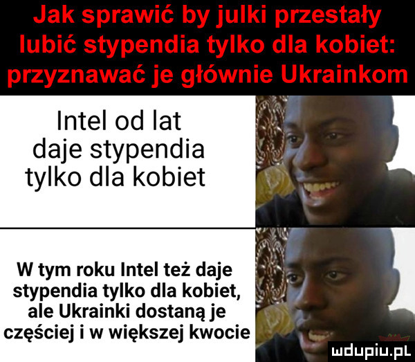 intel od lat daje stypendia tylko dla kobiet w tym roku intel też daje stypendia tylko dla kobiet ale ukrainki dostaną je częściej i w większej kwocie