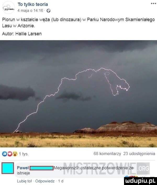 tu tylko teoria   map a h    piorun w kształcie węża lub dinozaura w parku narodowym skamieniaiega lasu w anzanle acer haklie larsen go. i ws it komemarzv    ukos epmema d paweiemegawonszq oslaleczne polwremzsnle ze semele lum mw mam eax   a