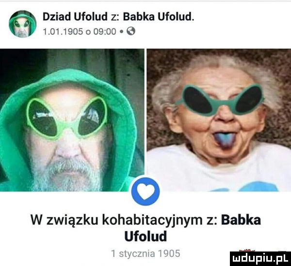 dziad ufolud z babka ufolud.         o       w związku kohabitacyjnym z babka ufolud   styczka