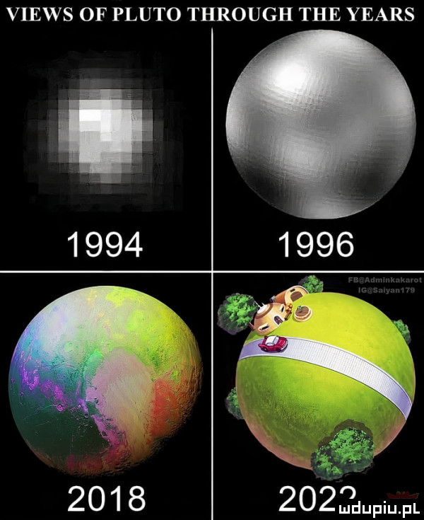 views of pluto through tee yeats           zożęupqul