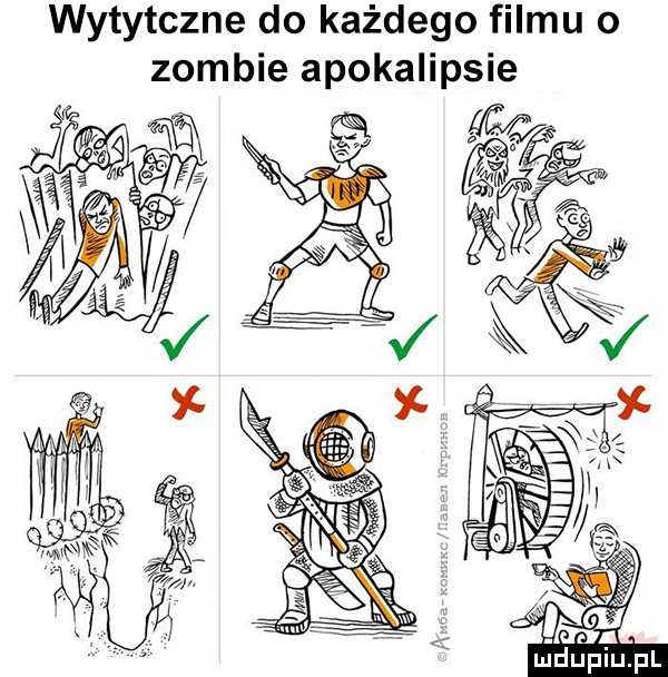 wytytczne do każdego filmu o zombie apokalipsie