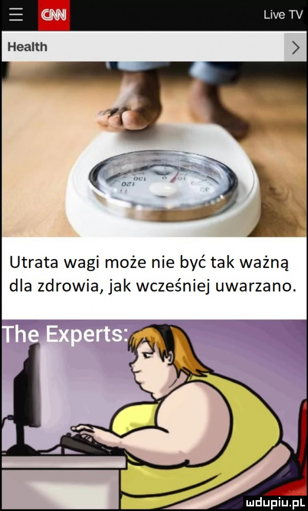 utrata wagi może nie być tak ważna dla zdrowia jak wcześniej umarzano