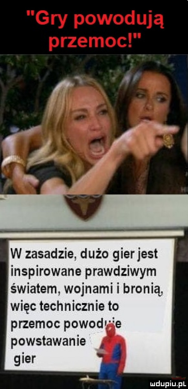 w zasadzie dużo gier jest inspirowane prawdziwym światem wojnami i bronią więc technicznie to przemoc powod powstawanie gier