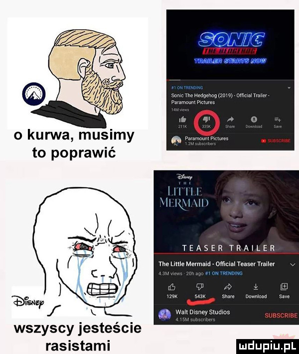 o kurwa musimy to poprawić ii i h teaser trailer le mm mermaid omelnl teaser hmlev mwmw ww m vm m m wm. waudvsneysludms wszyscy jesteście rasistami