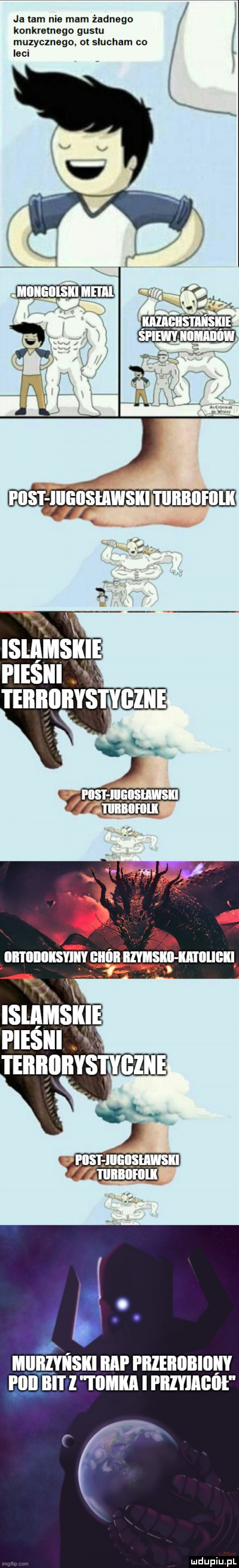 ja tam nie mam żadnego konkretnego gustu muzycznego ot slucham co leci miiiiiiiiski iiai i iileilllillll i ilii bit     mm i i iizyiiigiił