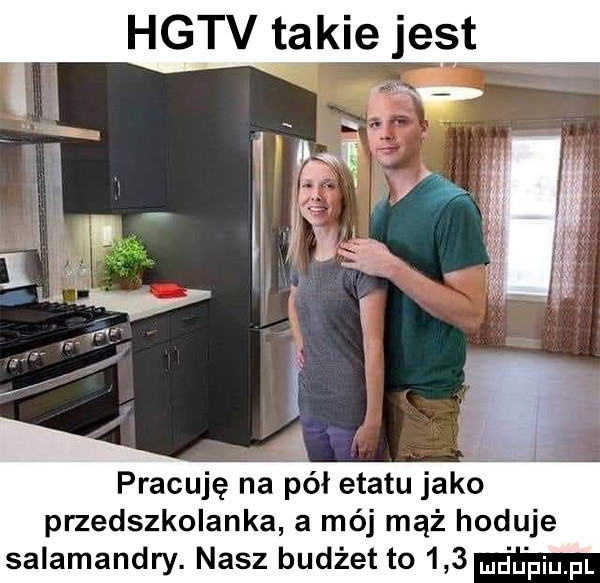 hdtv takie jest pracuję na pół etatu jaka przedszkolanka a méj mąż hoduje salamandry. nasz budżet to     lud piu fl