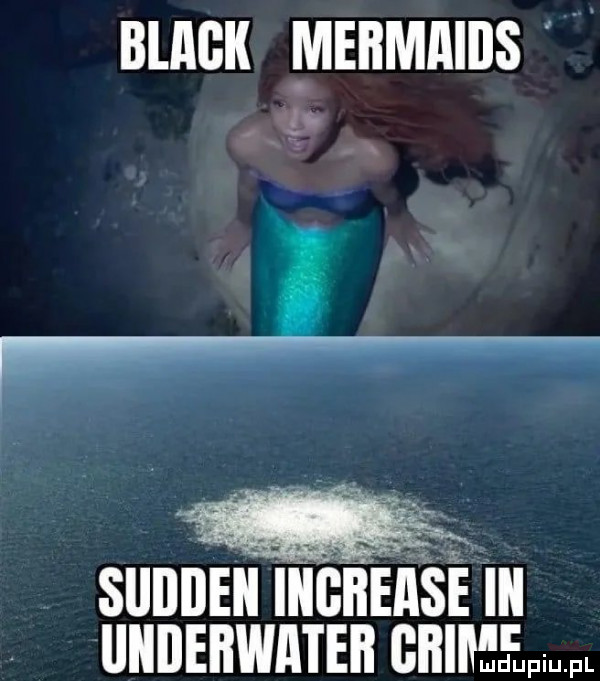 black mebmaids underwater bai mm