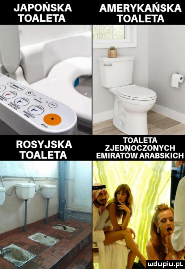 japonska toaleta rosyjska toaletłx amerykanska toaleta toalet zjednoczonych emiratow arabskich