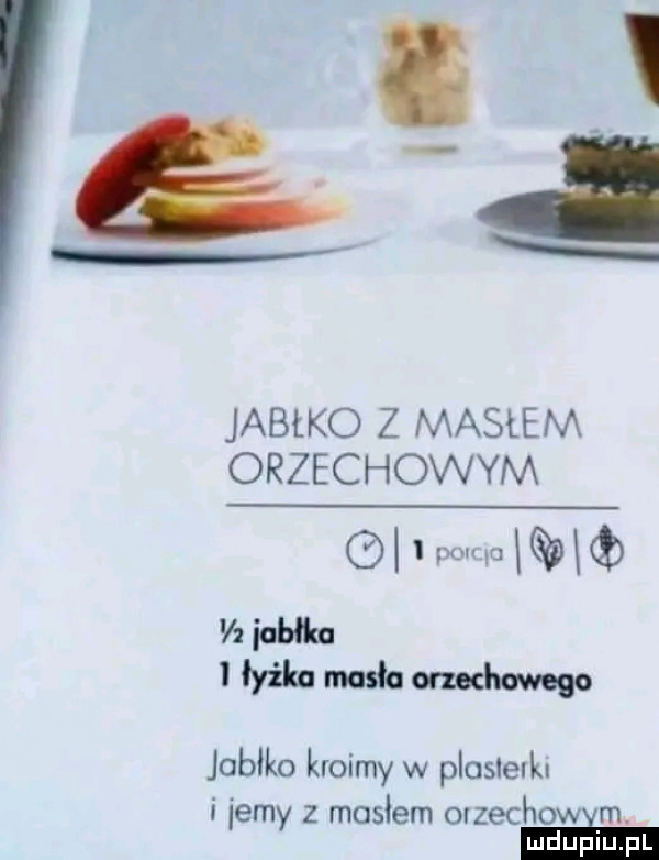 i ś jabłko z masłem orzechowym w m magika   th g jabłko kroimy w ploslelkx i jemy z masłem orzechowem