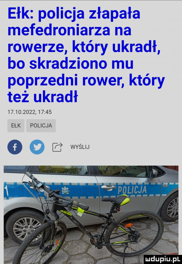 ełk policja o wyślij
