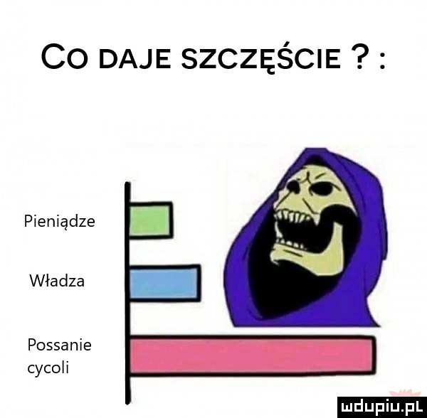 co daje szczęście pieniądze władza possanie cycowi ludu iu. l