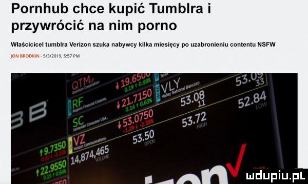 pornhub chce kupić tumblra i przywróc na nim porno mmmm lumhlv vevlzan szuka nabywcy maa mneswcy no nnbmmemu mm. st ica