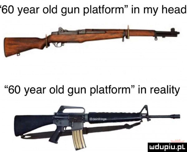 year ocd gun platform in my hiad w    year ocd gun platform in reality ludu iu. l