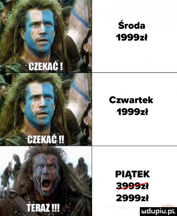 środa         ł yam czwartek      ł  mm if ątek     i      ludu iu. l