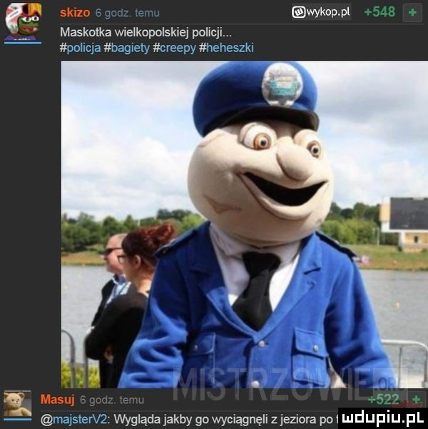 stile wykop. pl maskotka wielkopolskiej policj