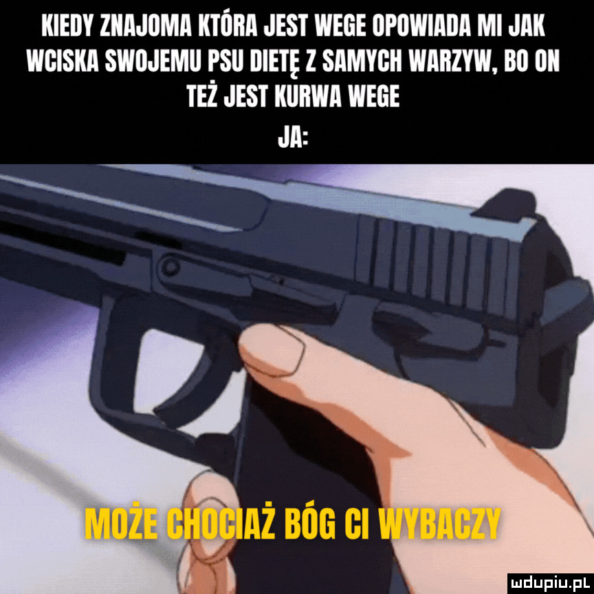 kiedy zrajiima która jest wege opowiada ml jak wciska swajemii i sal rietę z samych warzyw. ra all też jest kurwa wege ja
