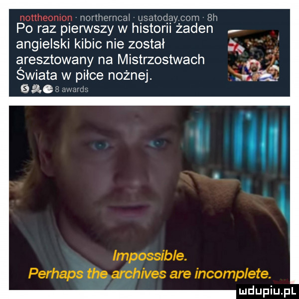 noitheonlon norinerncai usaioday cern bh po raz pierwszy w historii żaden angielski kibic nie został aresztowany na mistrzostwach. abakankami świata w piłce nożnej. w   że   awards um i. impossible. perhaps tee archives are incomplete