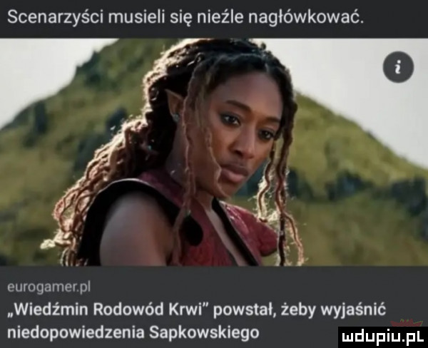 scenarzyści musieli się nieźle nagłówkować. ourogamoi pl wiedźmin rodowód krwi powstal żeby wyjaśnić niedopowiedzenia sapkowskiego