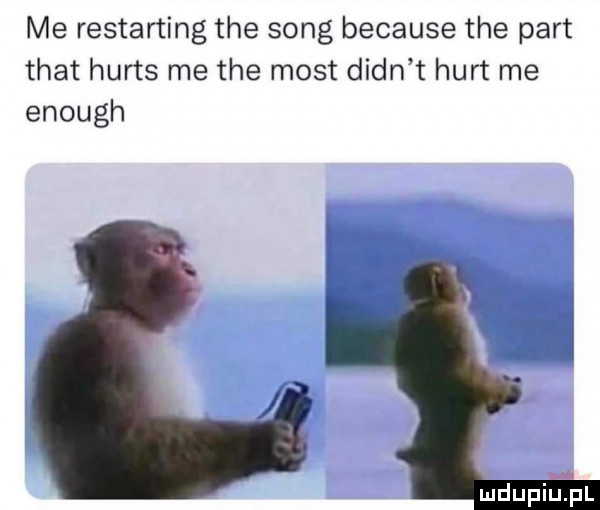 me restarting tee song because tee part trat hurys me tee most dian t hurt me enough