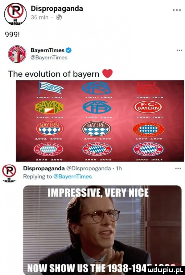 dispropaganda   mm       bayerntimes.   bayerntimes tee evolution of bayern dispropaganda dispropoganda  h replying to aayemtimes viiiiw sllllw ihs i ice         eeijﬁi jpl