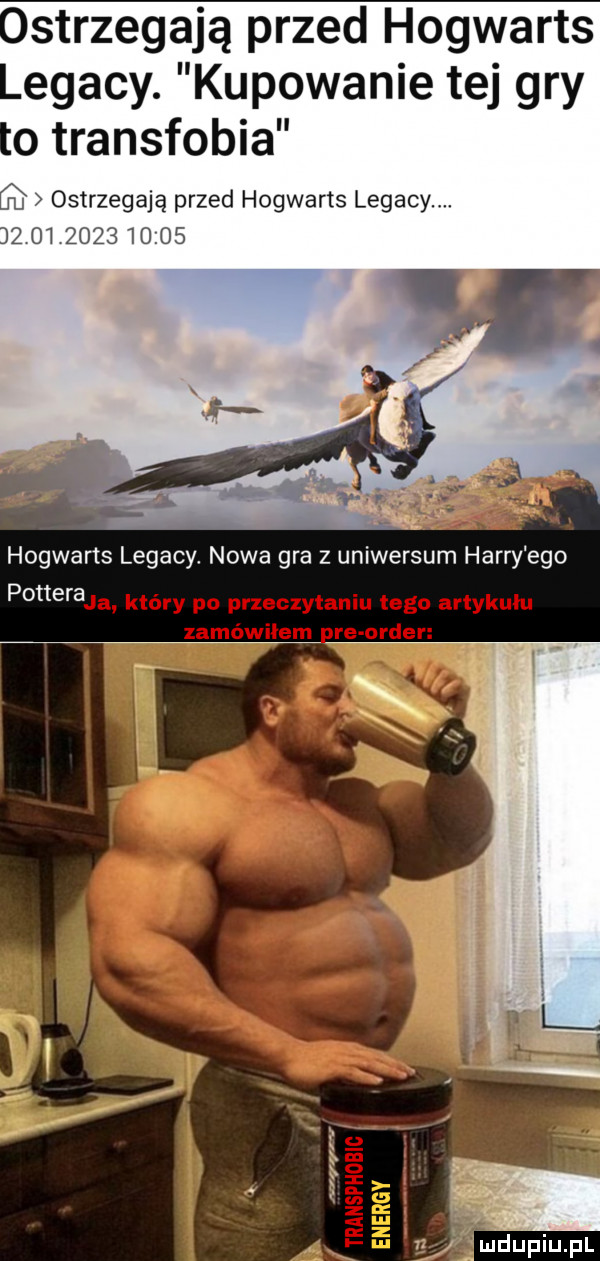 ostrzegają przed hogwarts legacy. kupowanie tej gry to transfobia ostrzegają przed hogwarts legacy.    o           hogwarts legacy nowa gra z uniwersum harry ego potteraja który po przeczytaniu tego artykułu zamówiłem re crder  .    s z