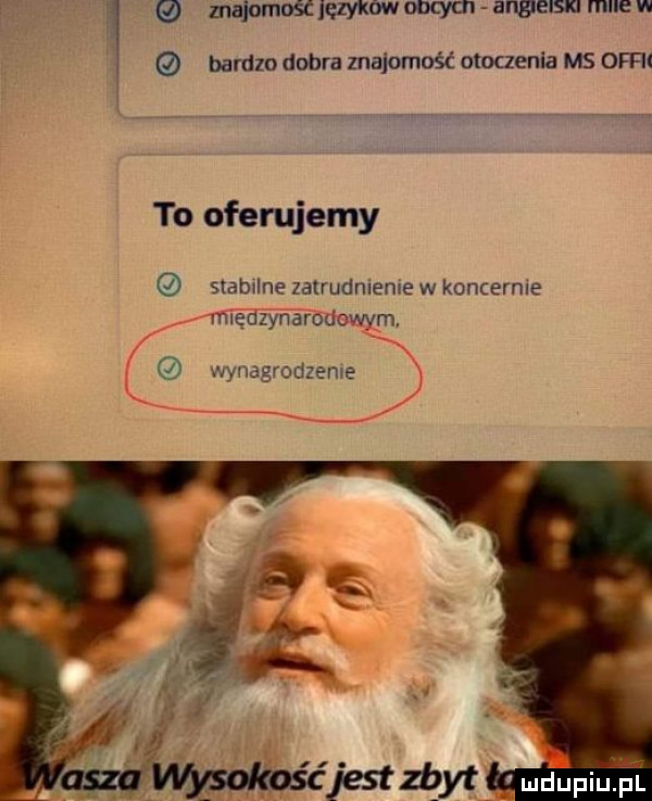 mdmnnxjęmowoncymfamem mucu o bardzo dobra znajomość moaenla ms off to oferujemy slabulne zalmdnienle w komernle umęalynarou cwvm wynagrodzenie