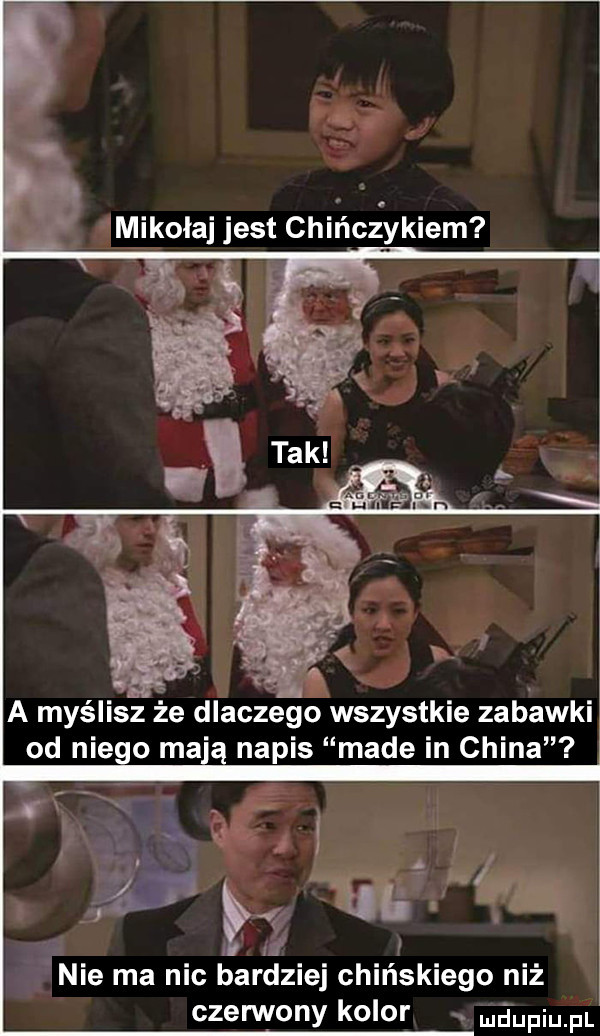 gali n   z a myślisz że dlaczego wszystkie zabawki od niego mają napis made in china r  . i i          r nie ma nic bardziej chińskiego niż czennony kolor adiu pl