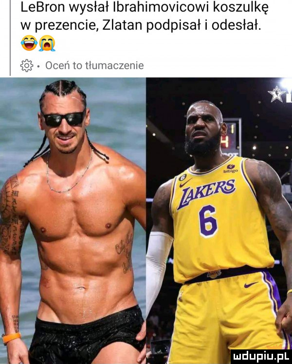 lebron wysłał ibrahimovicowi koszulkę w prezencie zlatan podpisał i odesłał. mduplu pl