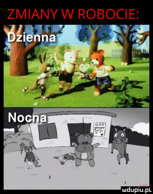 zmianyw robocie