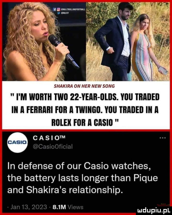 ż w. n x a shakera on her ne som i m worth tao    yellr olas. viii trriieii r ferrari for ll hired. ydll trrred ir r rolex for a gasiki casiotm in defense of ocr casio watches tee bartery lasts langer tran pique and shakera s relationship. sam