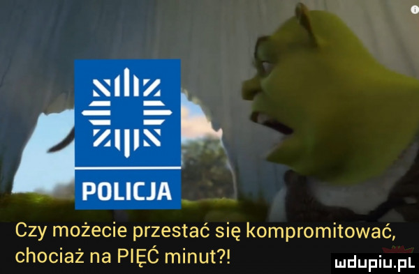 czy możecie przestać się kompromitować chociaż na piec minut