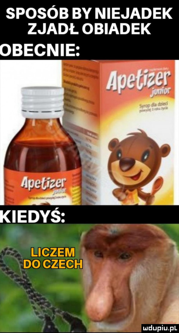 sposób by niejadek zjadł obiadek obecnie a  . mdupiﬁﬁl