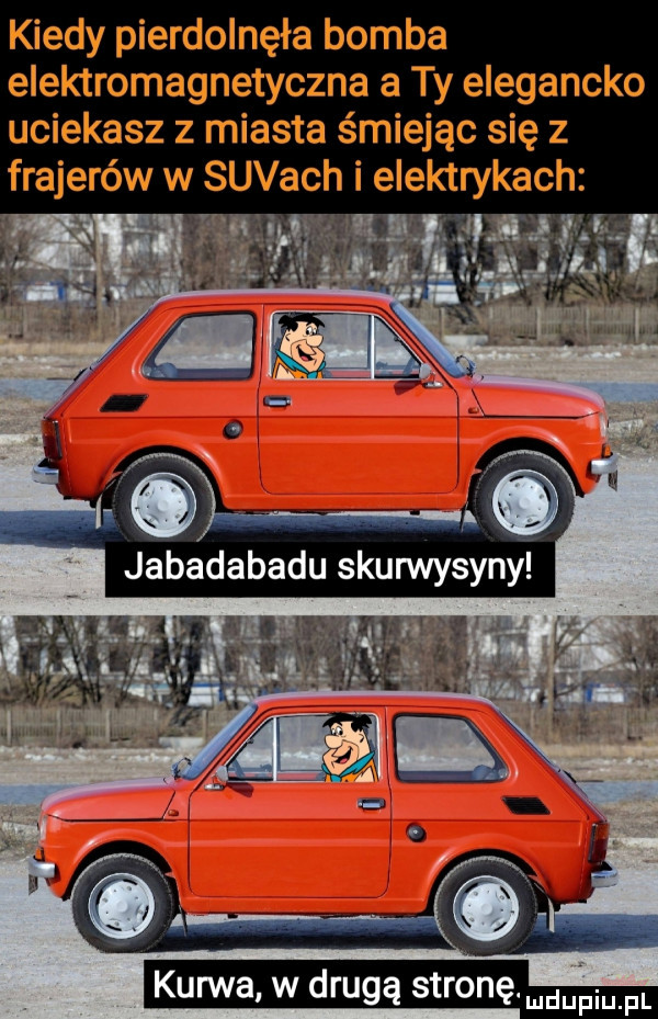 kurwa w drugą stronę