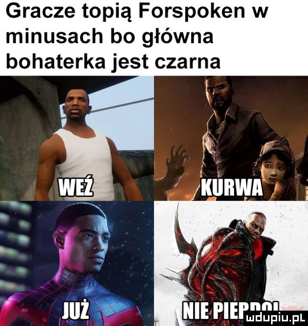 gracze topią forspoken w minusach bo główna bohaterka jest czarna juz icie pie galium
