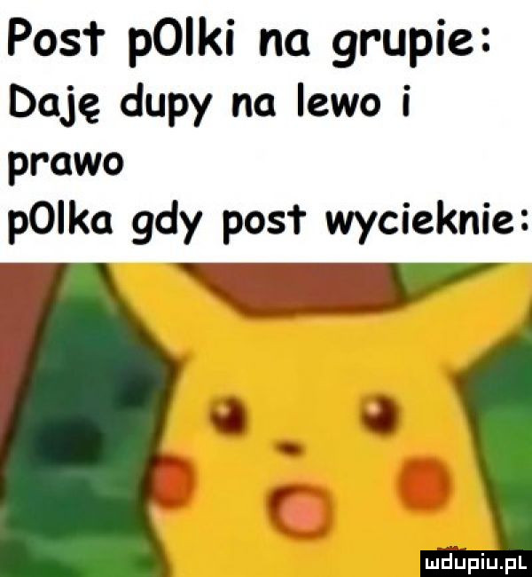 post pliki na grupie daję dupy na lewo i prawo plika gdy post wycieknie