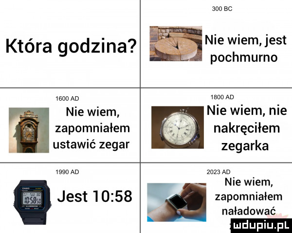 która godzina ann sc nie wiem jest pochmurno   am ad      ad nie wiem nie wiem nie zapomniałem nakręciłem ustawić zegar zegarka wdam zuzaad nie wiem jest       zapomniałem e naładować ludu iu. l