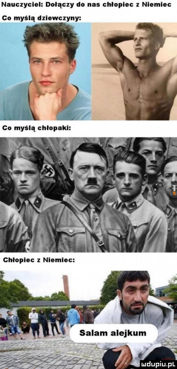 nauczyciel dołączy do nas chlopiec niemiec co myślą dzlowczyny