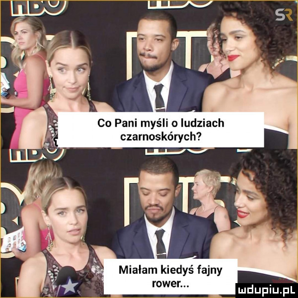 co pani myśli o ludziach czarnoskórych mialam kiedyś fajny rower