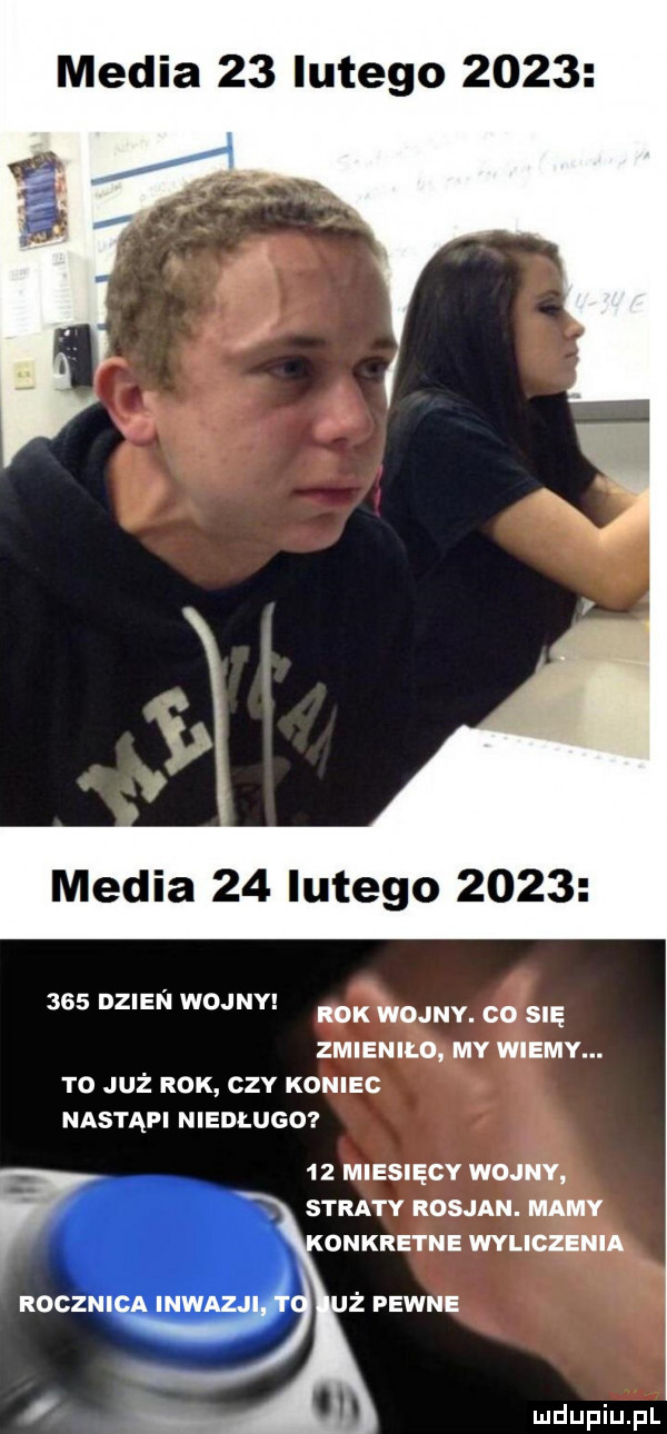 media    lutego      media    lutego          dzien wojny rok wojny. co się zmienilo my wiemy. ro już rok czy koniec nastąpi niedługo    miesięcy wojny straty rosjan. mamy onkretne wyliczenia rocznicw ż pewne p